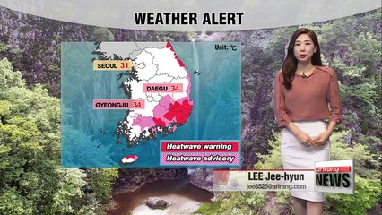 Spotty rain with heat wave to remain