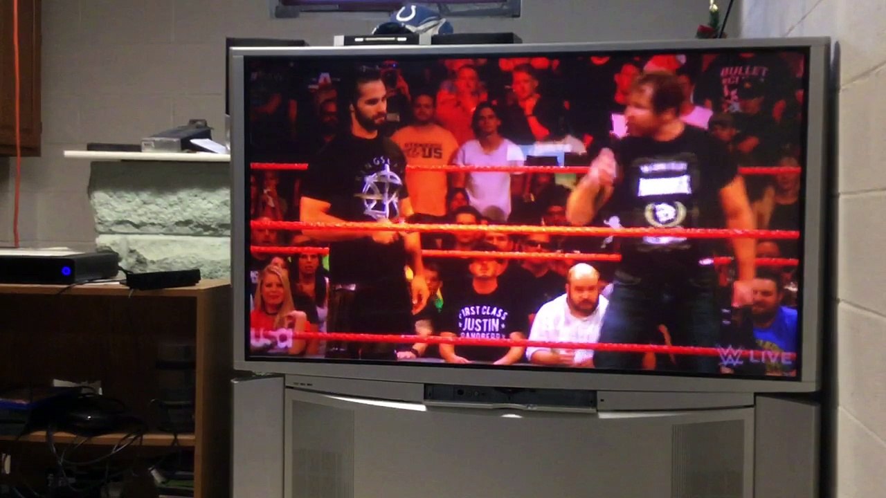 Miz attacks Ambrose and Rollins