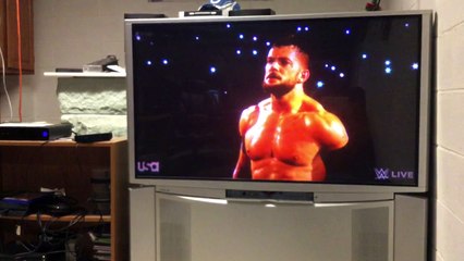 Bray Wyatt stalks Finn Balor