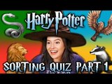 HARRY POTTER SORTING QUIZ - HOGWARTS HOUSES (React Special)