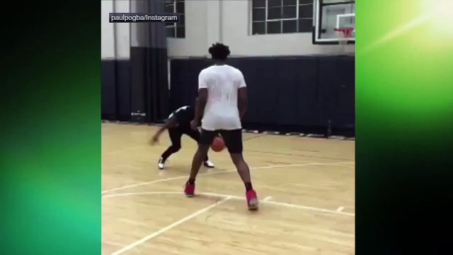 【NBA】Paul Pogba BEATS Joel Embiid in Game of 1-on-1 Hoops 2017 NBA Offseason