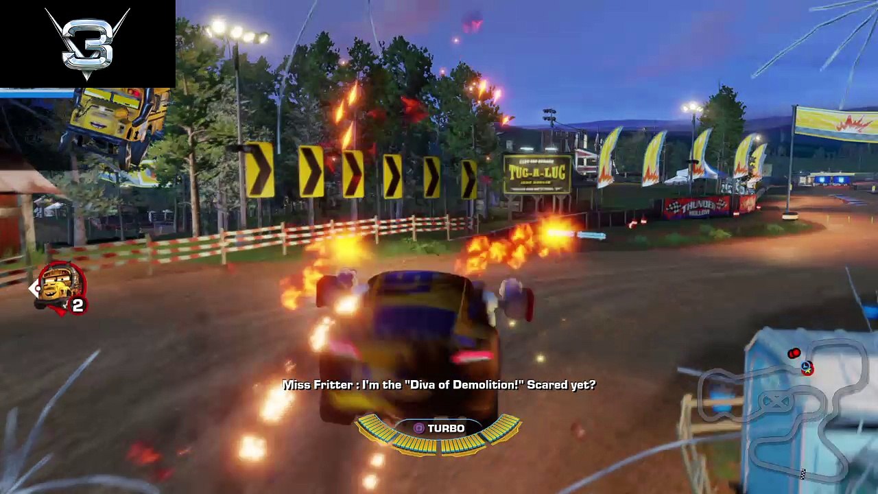 Cars 3: Driven to Win Miss Fritter Battle Race
