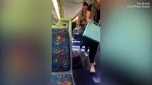Nasty Breaks Out On A Melbourne Train Between A Pregnant Woman And Another Woman