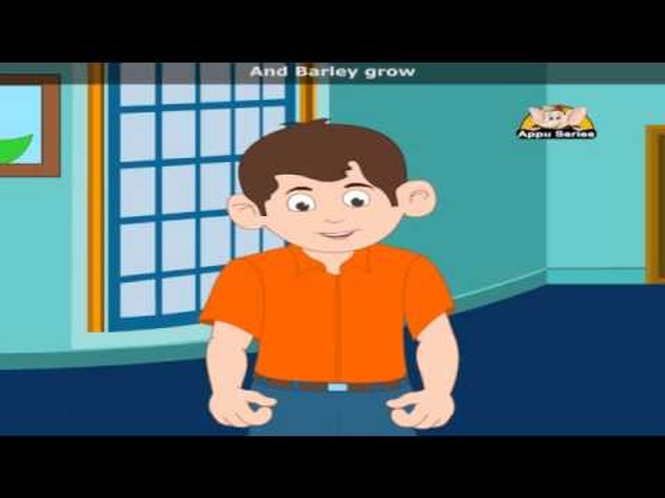 Oats, Peas, Beans, Barley with Lyrics - Nursery Rhyme