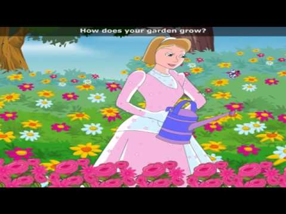 Mary Mary Quite Contrary with Lyrics - Nursery Rhyme