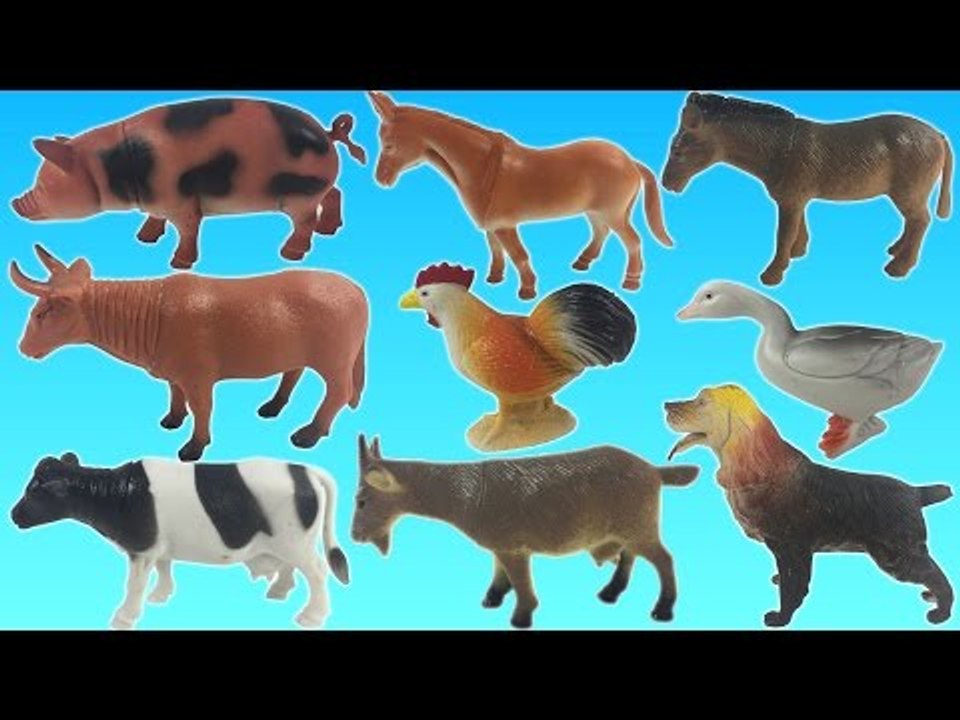 Farm Animals Toys | Toys To Real Life Animal for Kids | Fun Toddler Learn Animal