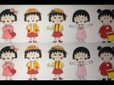 Hướng dẫn vẽ nhân vật hoạt hình - Vẽ maruko - hoạt hình maruko