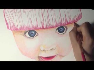Amazing : Draw the baby so cute so deep