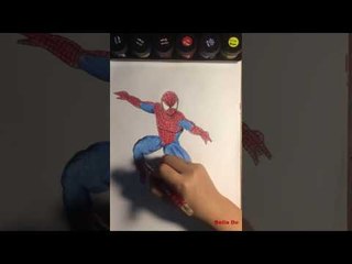 How to Draw Spiderman -Super Easy Video Lesson