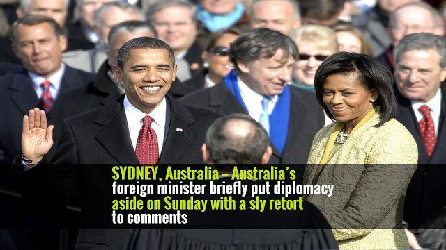 Australian Diplomat Flips Back Trump’s Appraisal of French First Lady