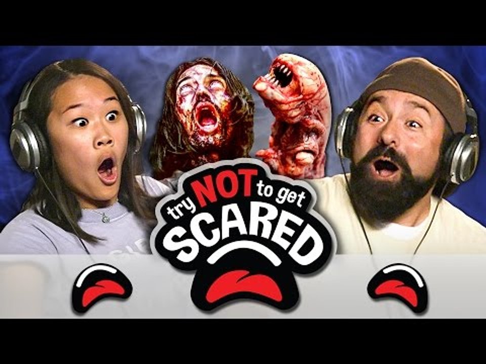 TRY NOT TO GET SCARED CHALLENGE (REACT)