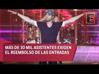 Enrique Iglesias fue abucheado en España