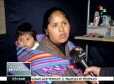 Perú: afectados por el Niño Costero siguen viviendo en carpas
