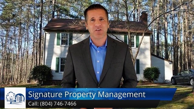 Signature Property Management Mechanicsville Perfect Five Star Review by Kenneth S.