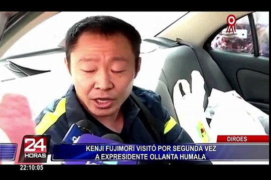 Kenji Fujimori contó detalles de su visita a Ollanta Humala