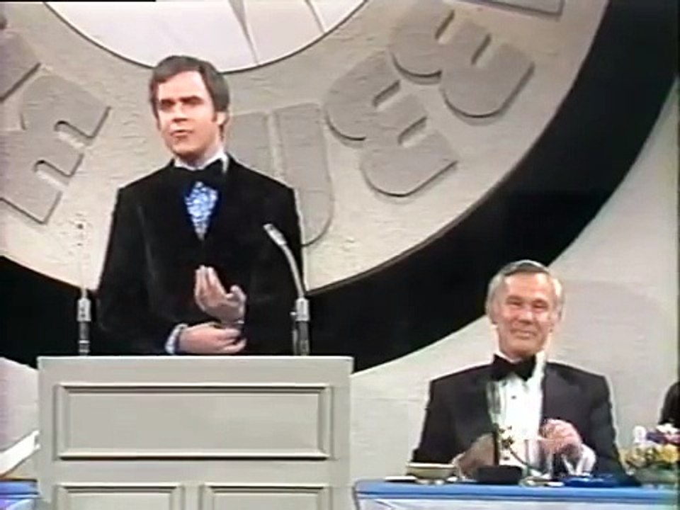 RICH LITTLE DOING JOHNNY CARSON IN FRONT OF JOHNNY CARSON