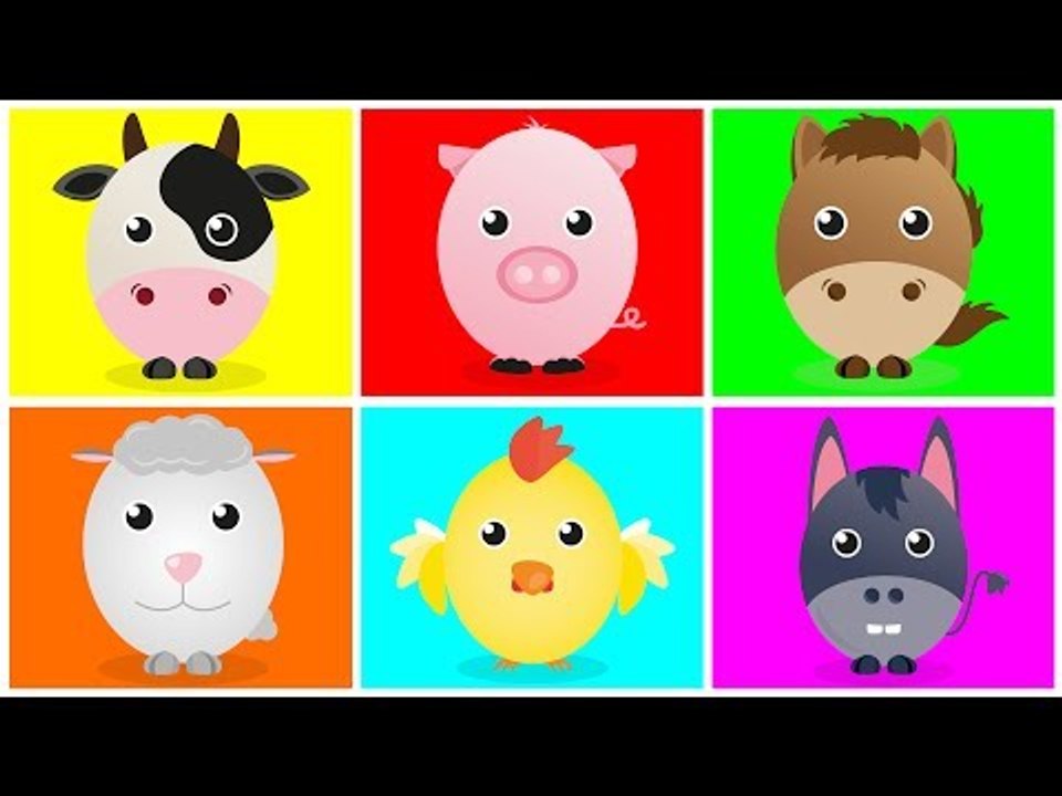 Farm Animals with Wrong Shapes | Fun Learning Videos for Kids | Fun Toddler Learning