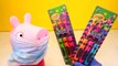 DENTIST PEPPA PIG Brushes Dr Drill n Fill Play Doh Candy Teeth LEARN COLORS Kids Video