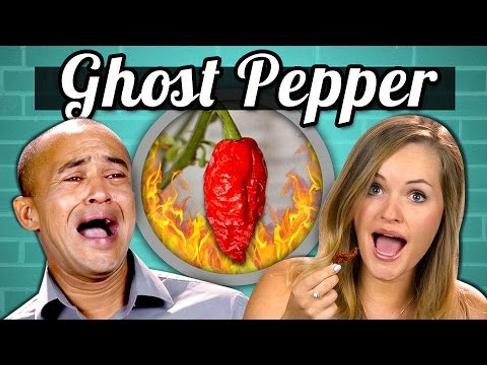ADULTS vs. FOOD - GHOST PEPPER CHALLENGE