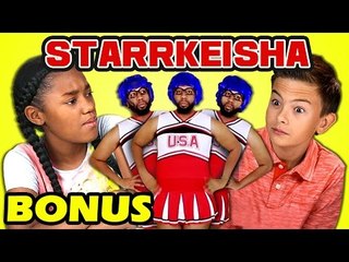 Kids React to Starrkeisha Cheer Squad (Petty Dance Challenge) (Bonus #153)