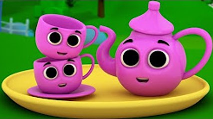 I'm A Little Teapot  | 3D Animation | English Nursery Rhymes | Nursery Rhyme for Children