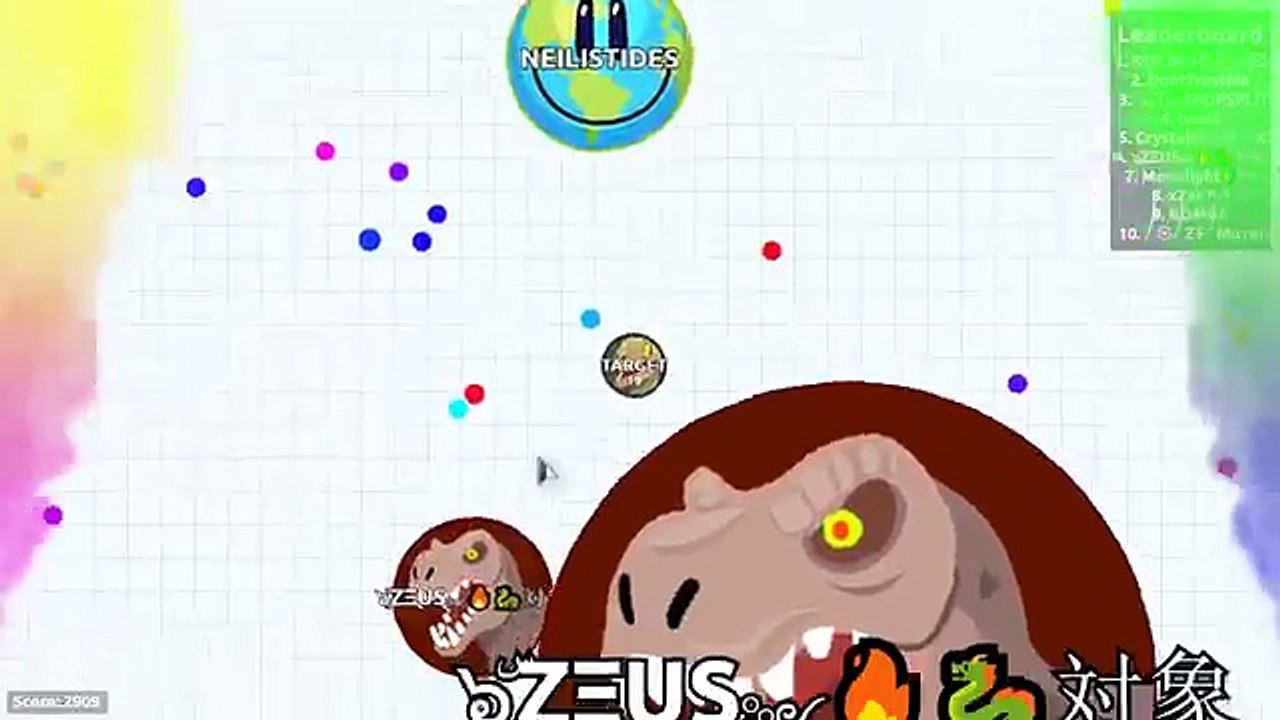 Appât dans légendaire agar.io AFK AFK jumbobait troll agario gameplay solo en solo