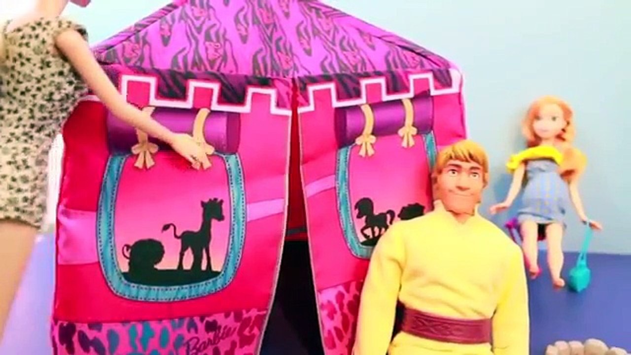Anna Gives Birth To Her Babies Disney Frozen Pregnant Anna Camping S2 E5 Parody AllToyColl