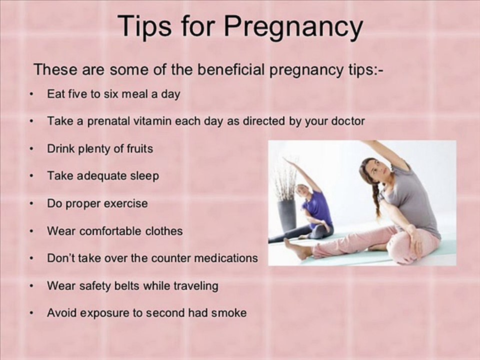 Tips for Pregnancy