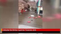 Üsküdar'da Birkişi Işyerine Yüzerek Gitti