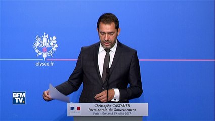 "Le président a rendu hommage" au général Pierre de Villiers, indique Castaner