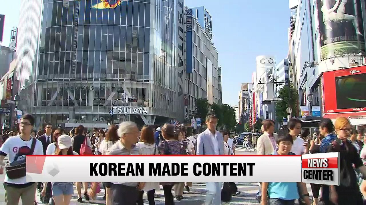 What Korean made content is popular among Japan...