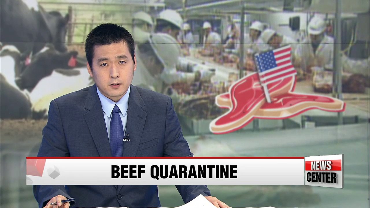 Korean gov't to strengthen quarantine on American beef after detection of mad cow disease in Alabama