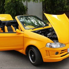 JS Design's custom Maruti 800 convertible