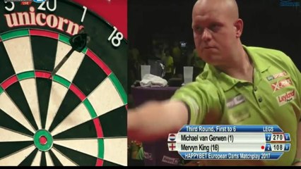 European Darts Matchplay 2017 Round 3 Michael van Gerwen v Mervyn King