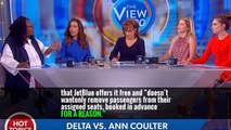 Delta Air Lines Fires Back at Ann Coulter on Twitter, but Refunds Her $30