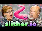 ELDERS PLAY SLITHER.IO (Elders React: Gaming)