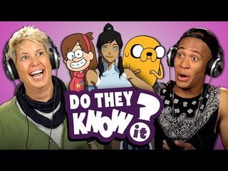 DO ADULTS KNOW MODERN CARTOONS? (REACT: Do They Know It?)