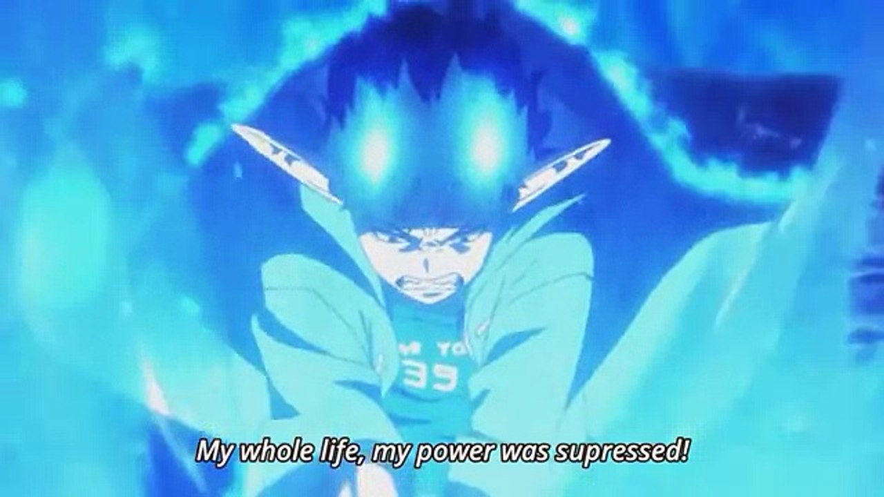 Ao no Exorcist Kyoto Fujouou-hen - Rin kills the Impure King and controls his flames [Episode 11]