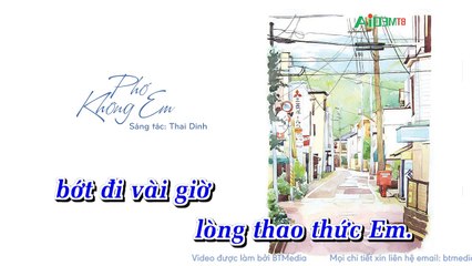 [Karaoke] Phố không em - Thai Dinh