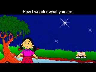 Twinkle Twinkle Little Star with Lyrics and Sing Along option