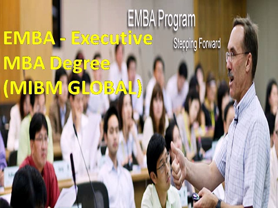 EMBA - Executive MBA Degree in Noida