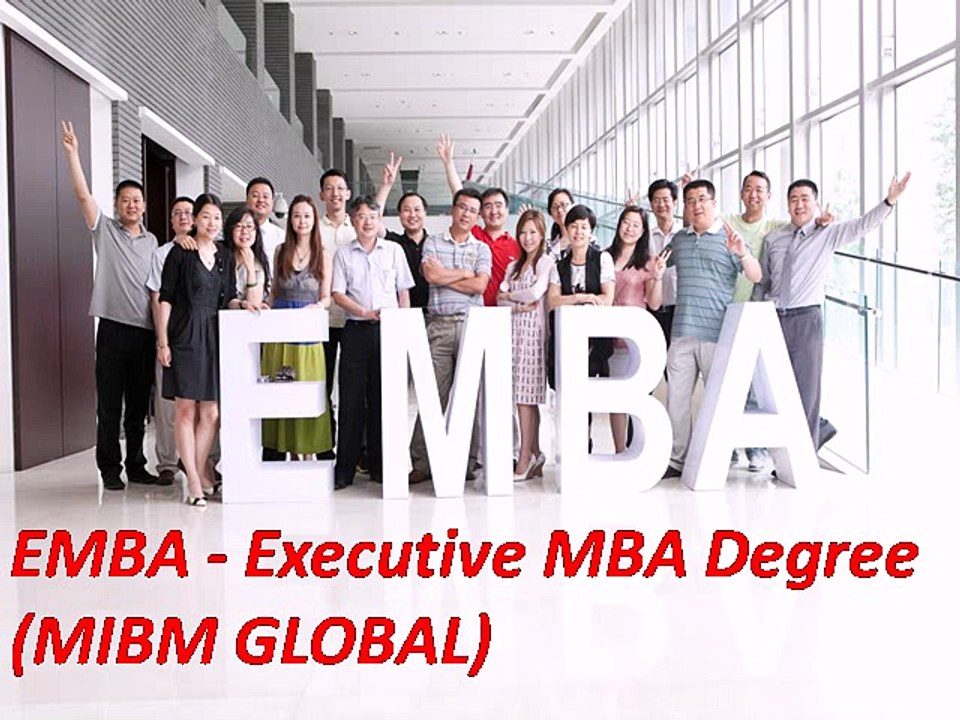 EMBA - Executive MBA Degree