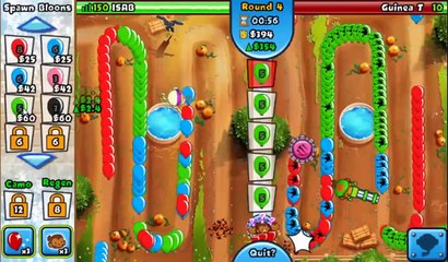 Batallas juego en en tarde más velocidad Bloons td triple combo club arenas r3 bananza