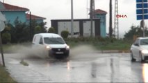 Tekirdağ Trakya'da Sağanak Yağış Etkili Oldu