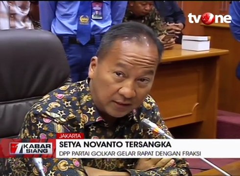 DPP Golkar Bertemu Fraksi Pasca Setya Novanto Tersangka
