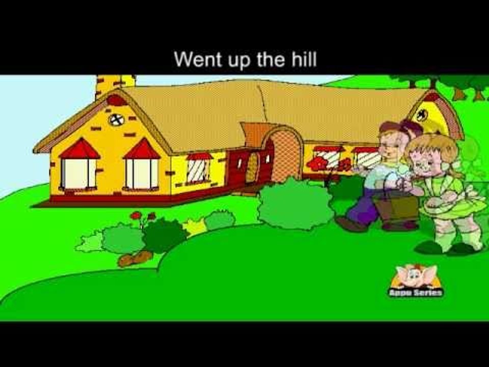 Jack and Jill with Lyrics - Nursery Rhyme‬