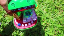CANDY Crocodile DENTIST Fun Family Night Kids Game Toys Surprises Dog Puppy Video Toy Revi