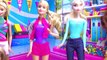 Barbie vs Elsa Sports Challenge Competition - Barbie girl dolls beat Frozen team - funny k