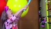 Learn Colors with Big Balloons for Children, Toddlers and Babies | Bad Baby Popping Balloon Magic