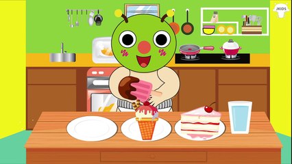 むしむしくん トイレトレーニング アニメ ❤ アイスクリーム - ケーキ ❤ こどもが笑う！- 赤ちゃん泣き止む